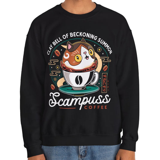 Scampuss Coffee Emblem Crewneck Sweatshirt