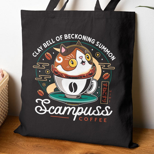 Scampuss Coffee Emblem Tote Bag