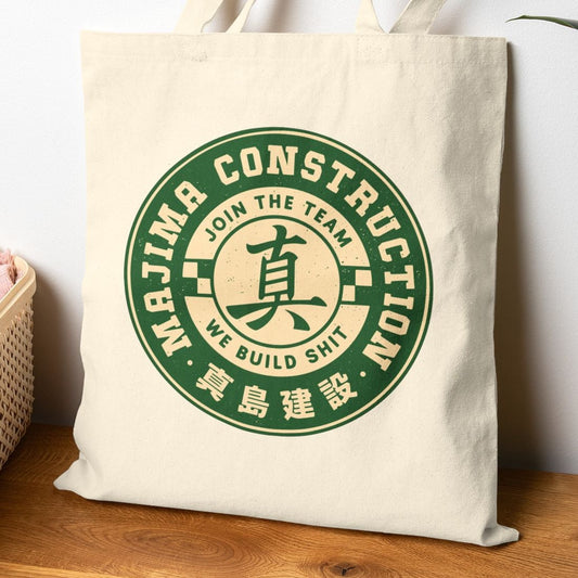 Majima Construction Emblem Tote Bag