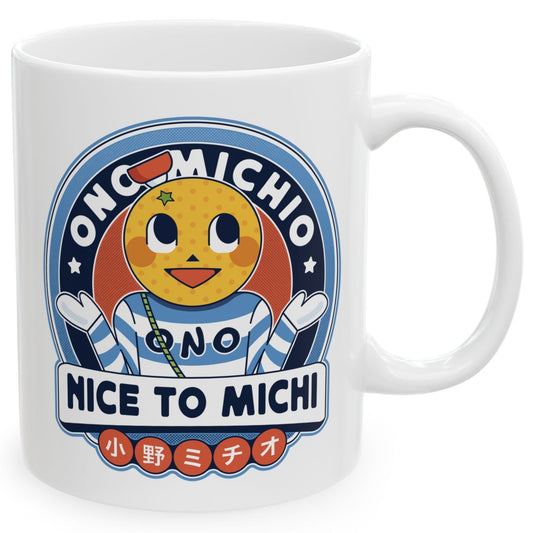 Ono Michio Vintage Emblem Ceramic Mug