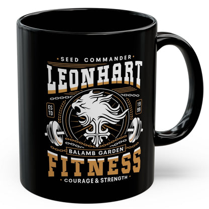 Squall Seed Fitness Emblem Black Mug