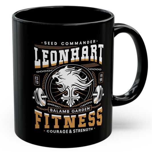 Squall Seed Fitness Emblem Black Mug