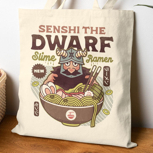 Dwarf Chef Slime Ramen Tote Bag