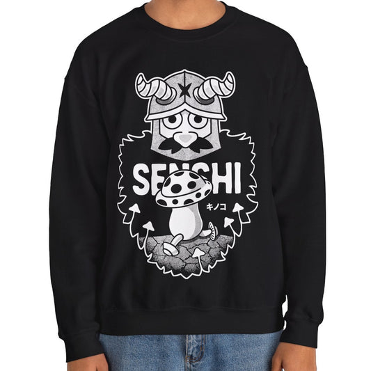 Walking Mushroom And Dwarf Crewneck Sweatshirt