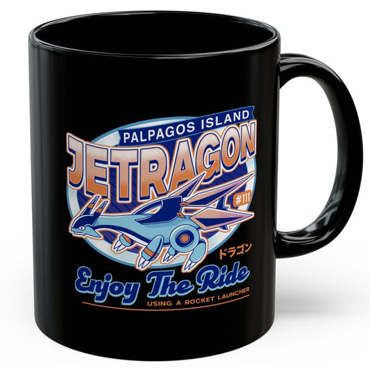 Jetragon Emblem Black Mug