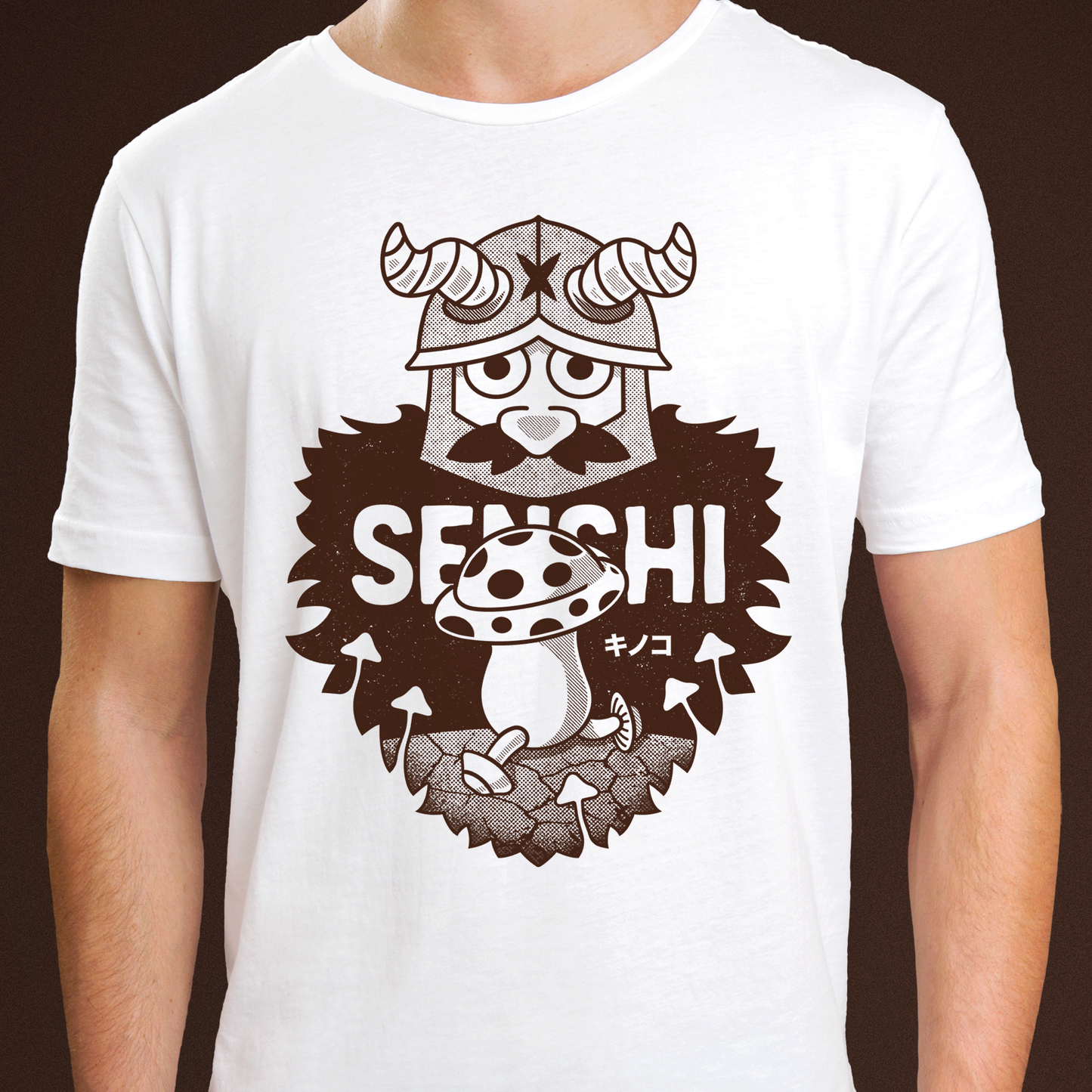 Dwarf And Mushroom Vintage Unisex T-Shirt