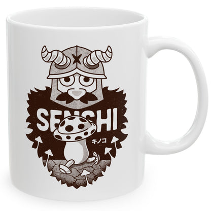 Dwarf And Mushroom Vintage Ceramic Mug