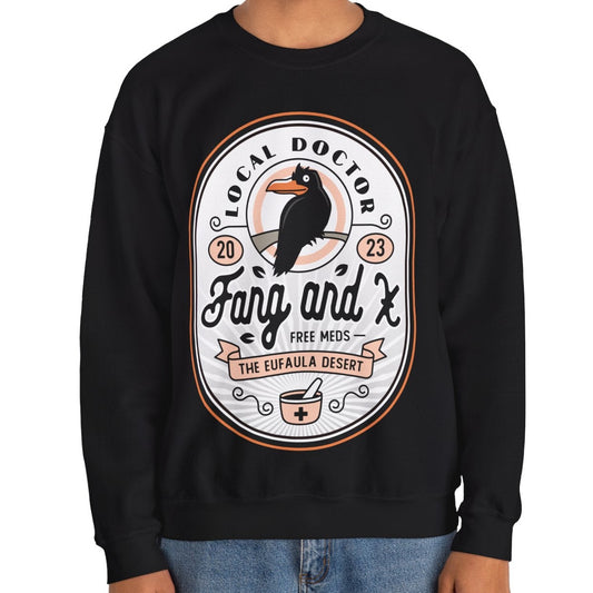 Fang and X Clinic Crest Crewneck Sweatshirt