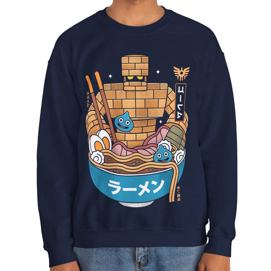 Erdrea Monsters Ramen Grunge Crewneck Sweatshirt