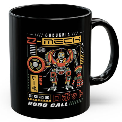 Imp Mech Call Aesthetic Black Mug
