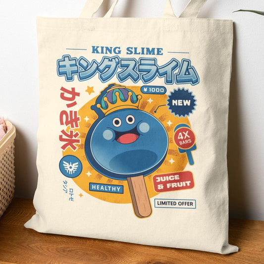 King Slime Ice Cream Tote Bag