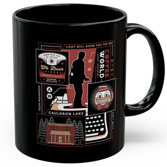 Dont Write Aesthetic Black Mug