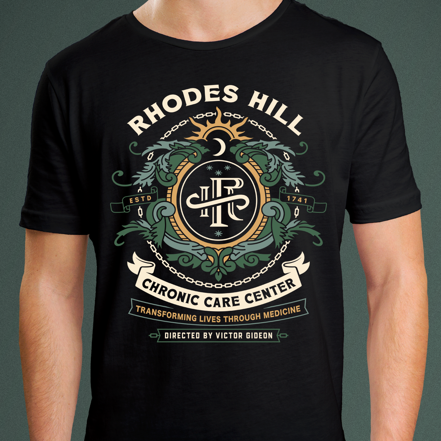 Rhodes Hill Chronic Care Center Crest Unisex T-Shirt