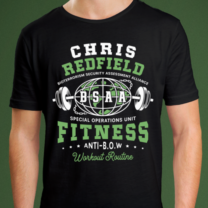 Bsaa Redfield Fitness Emblem Unisex T-Shirt