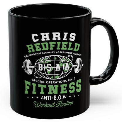 Bsaa Redfield Fitness Emblem Black Mug