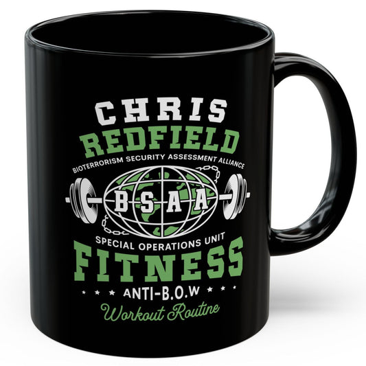 Bsaa Redfield Fitness Emblem Black Mug