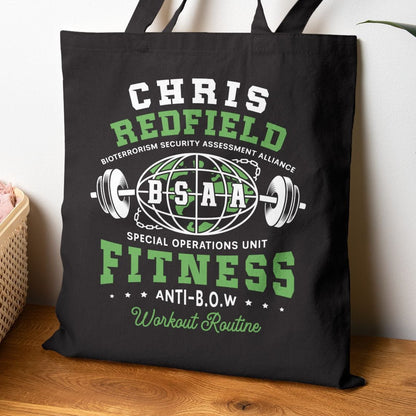Bsaa Redfield Fitness Emblem Tote Bag