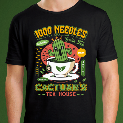 Cactuar Green Tea Emblem Unisex T-Shirt