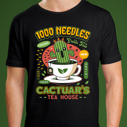 Cactuar Green Tea Emblem Unisex T-Shirt