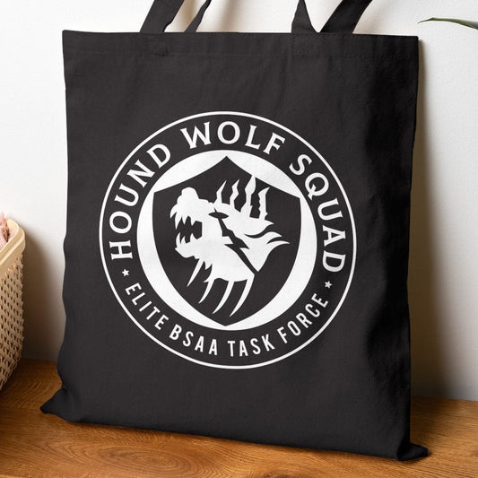 Hound Wolf Squad Crest Tote Bag