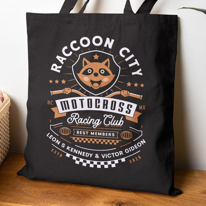 Raccoon City Racing Club Tote Bag