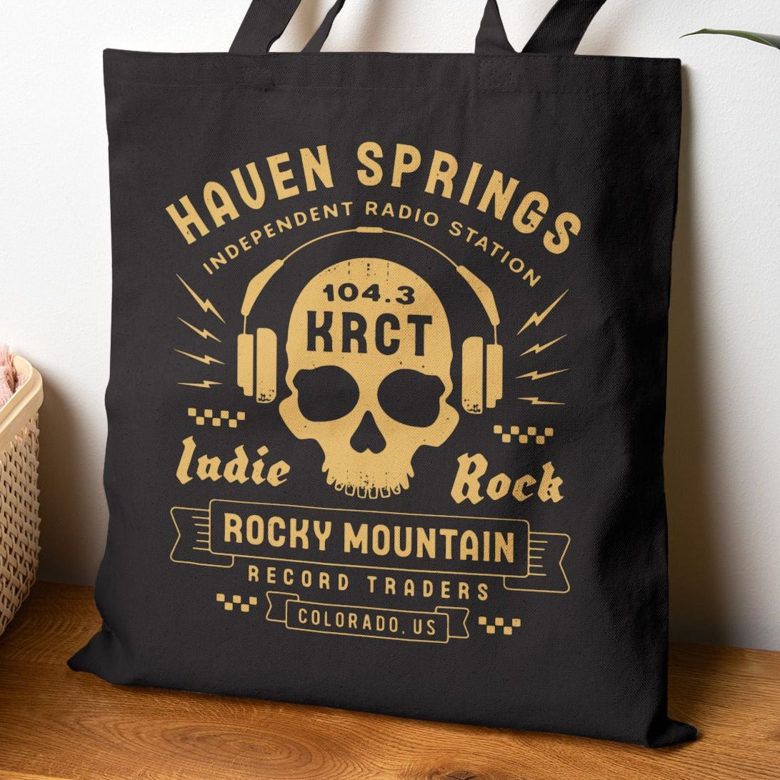 Haven Springs Radio Emblem Tote Bag