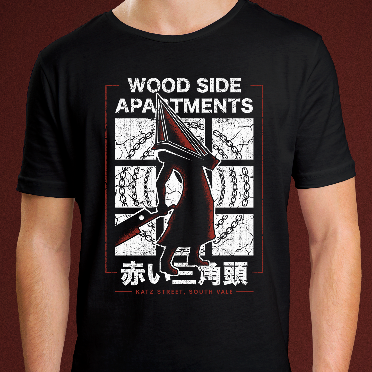 Wood Side Apartments Monster Unisex T-Shirt