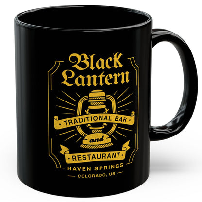 The Black Lantern Emblem Black Mug