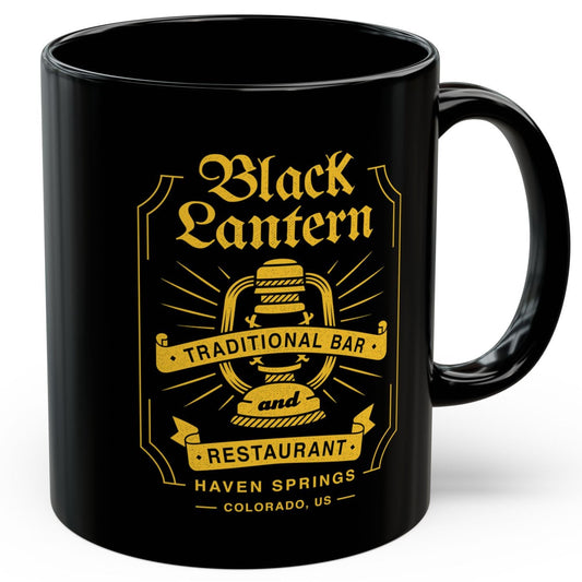 The Black Lantern Emblem Black Mug