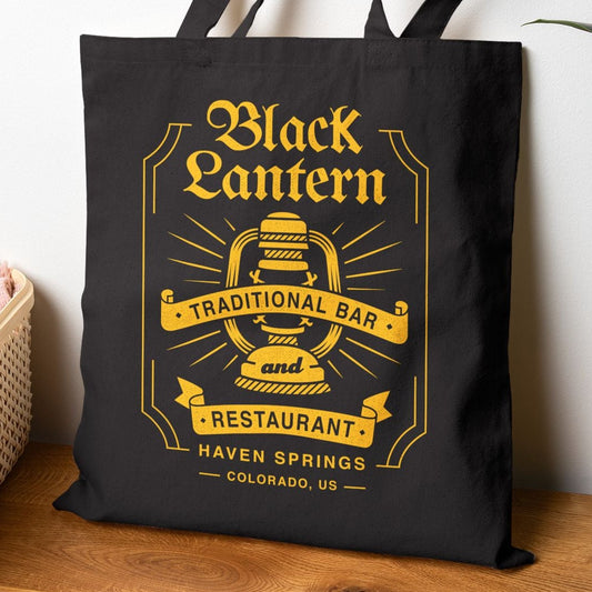 The Black Lantern Emblem Tote Bag