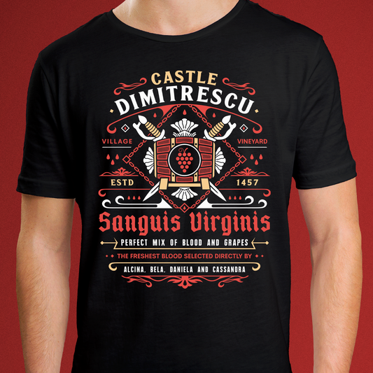 Castle Dimitrescu Vineyard Crest Unisex T-Shirt