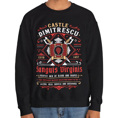 Castle Dimitrescu Vineyard Crest Crewneck Sweatshirt