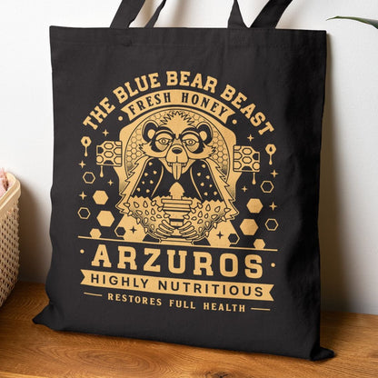 Arzuros Honey Vintage Crest Tote Bag