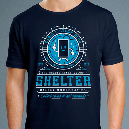 Cabin Coins Stamp Club Emblem Unisex T-Shirt
