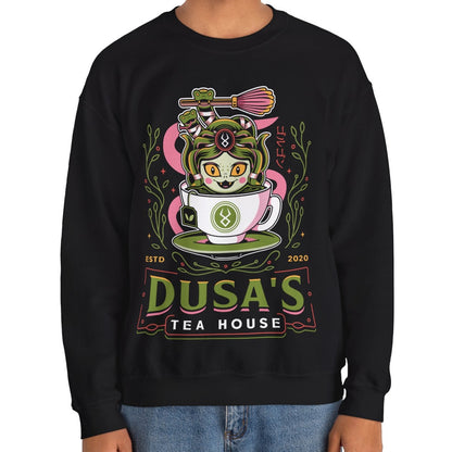 Dusa Green Tea Emblem Crewneck Sweatshirt