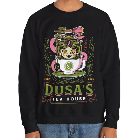 Dusa Green Tea Emblem Crewneck Sweatshirt