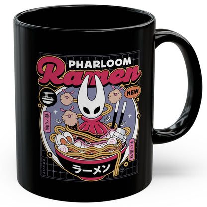 Pharloom Ramen Aesthetic Black Mug