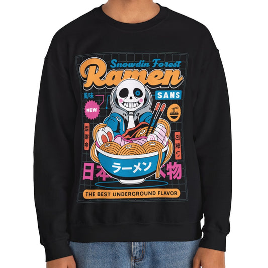 Snowdin Forest Ramen Aesthetic Crewneck Sweatshirt