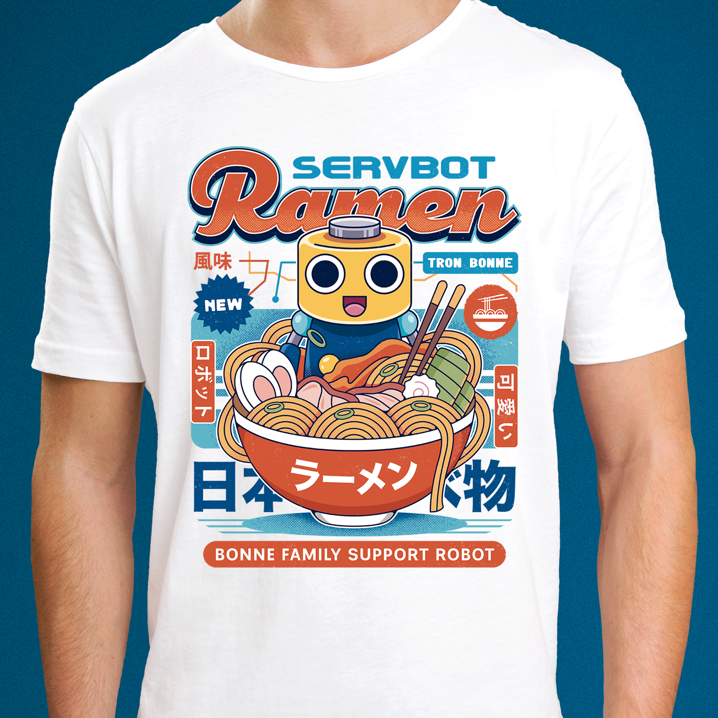 Servbot Ramen Vintage Unisex T-Shirt