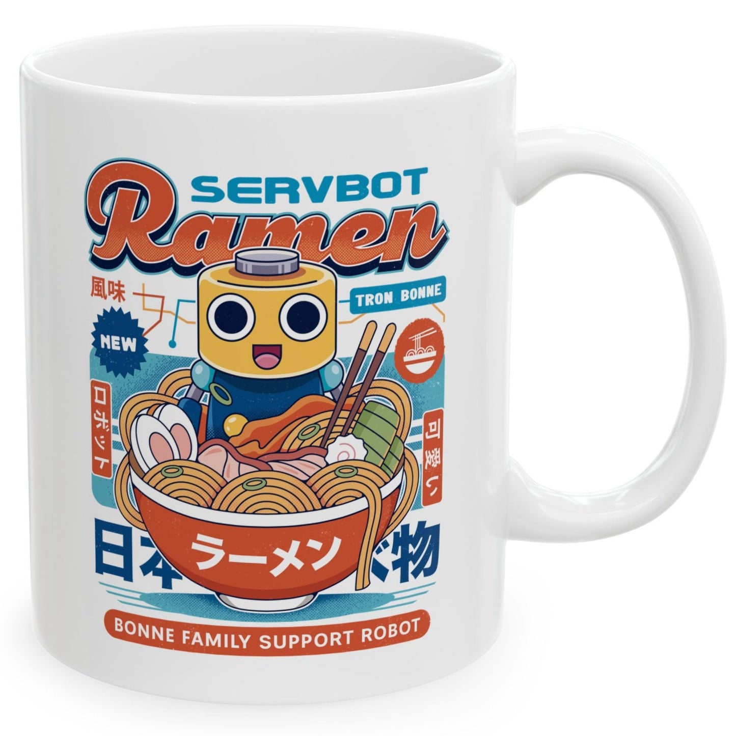 Servbot Ramen Vintage Ceramic Mug