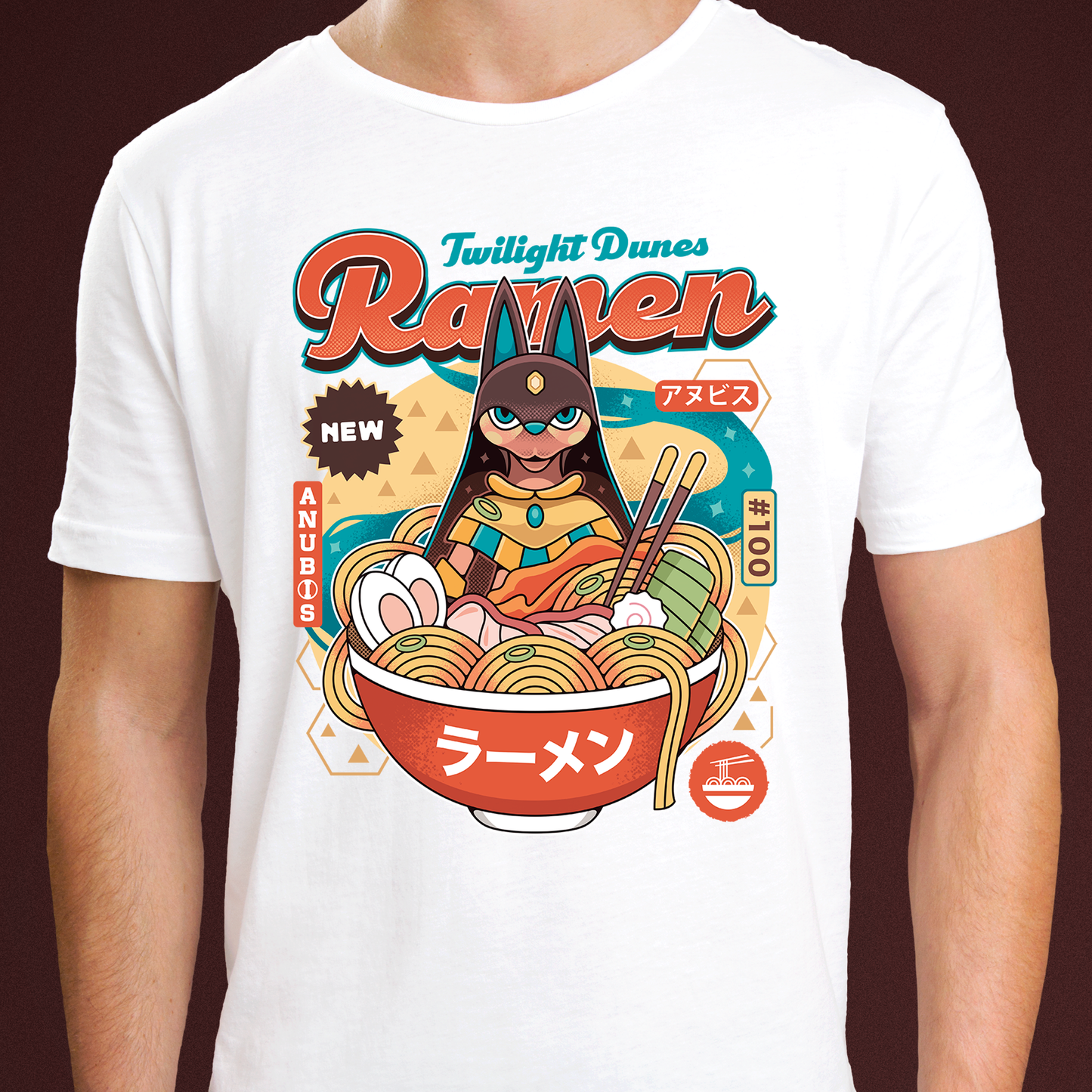 Twilight Dunes Ramen Vintage Unisex T-Shirt