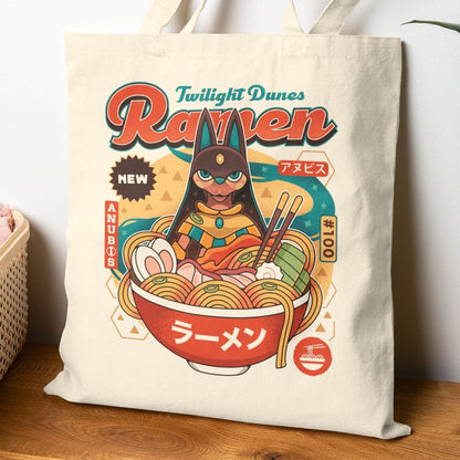 Twilight Dunes Ramen Vintage Tote Bag