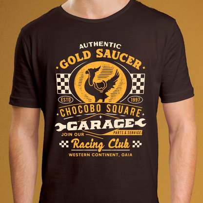 Gold Saucer Garage Vintage Unisex T-Shirt