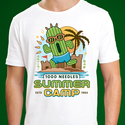 Cactuar Summer Camp Vintage Unisex T-Shirt