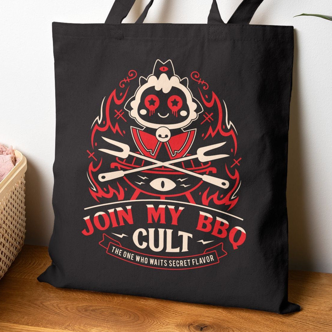 Join My Barbecue Cult Tote Bag