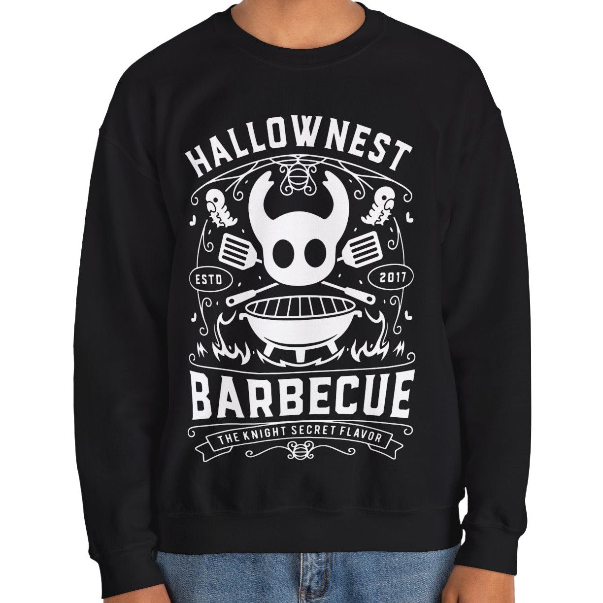 Hallownest Barbecue Emblem Crewneck Sweatshirt