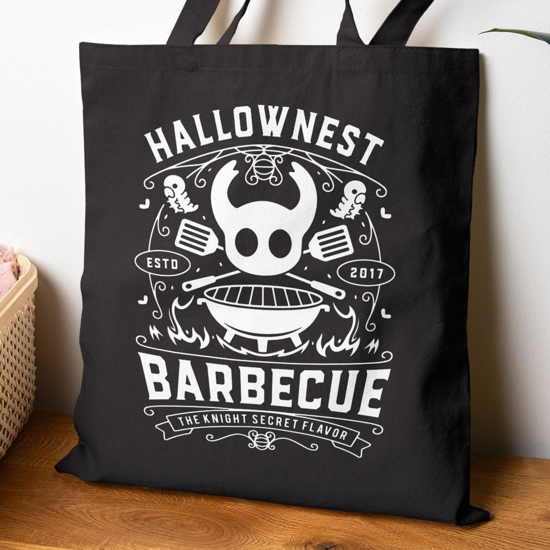 Hallownest Barbecue Emblem Tote Bag