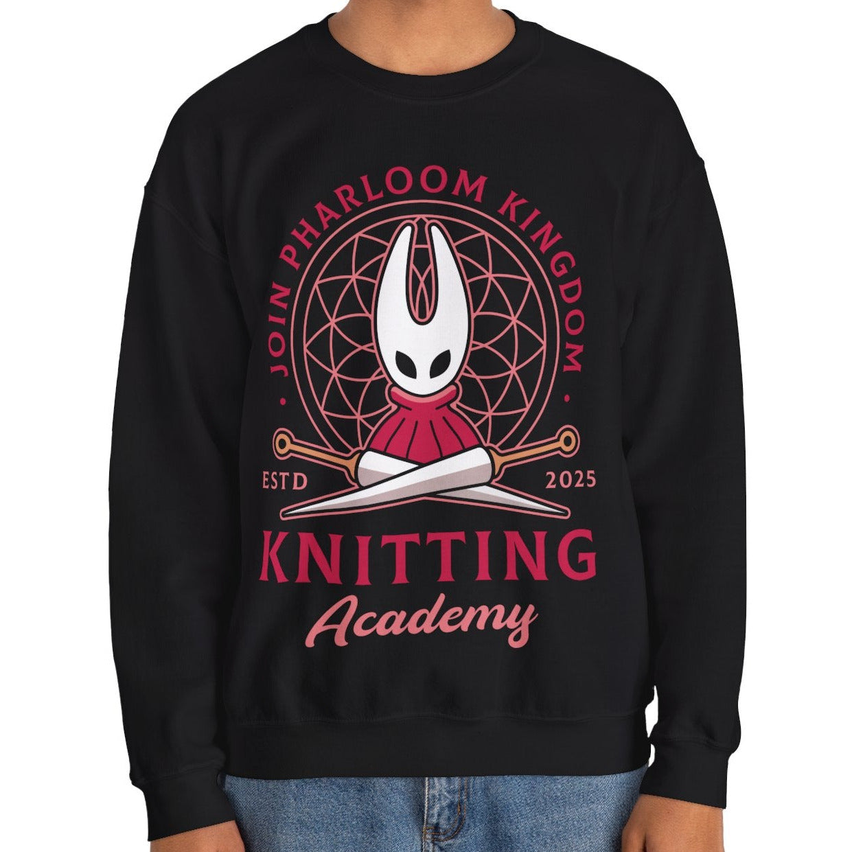Pharloom Knitting Emblem Crewneck Sweatshirt