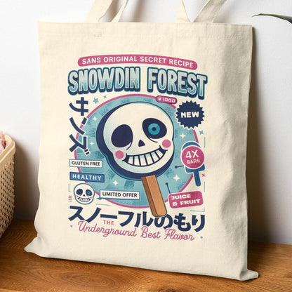 Snowdin Forest Ice Cream Tote Bag
