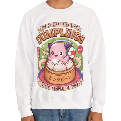 Pink Bean Dumplings Vintage Crewneck Sweatshirt